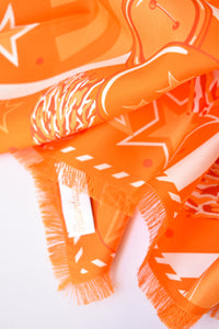 True Orange Fringed Spirit Scarf™