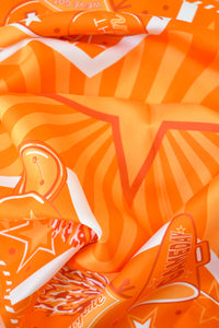 True Orange Fringed Spirit Scarf™