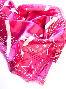 Think Pink® Fringed Spirit Scarf™